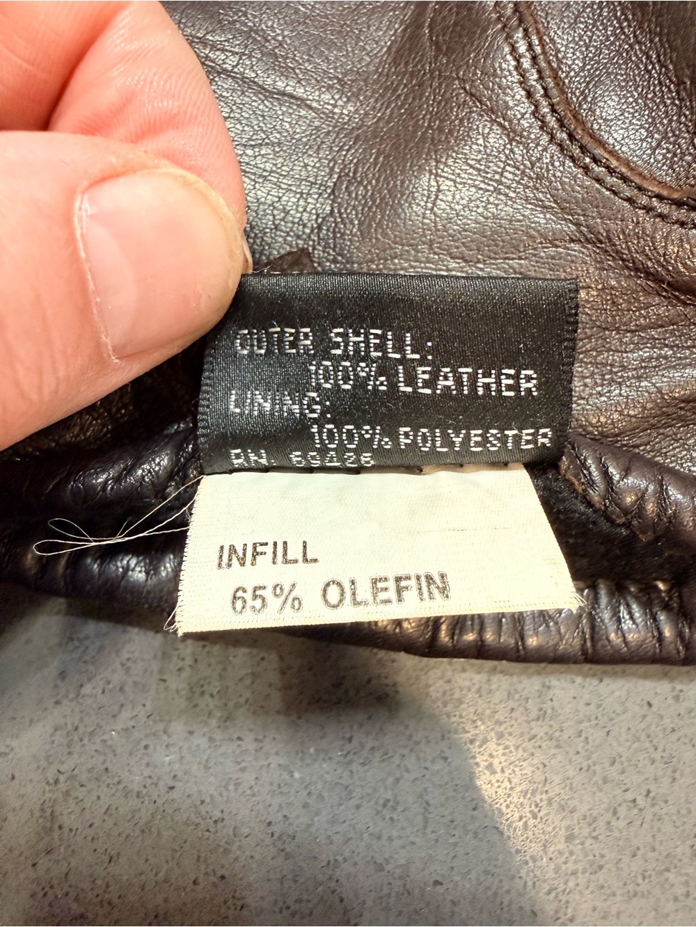 Vintage Wilsons Leather Brown Genuine Leather Gloves Size M - Picture 8 of 8
